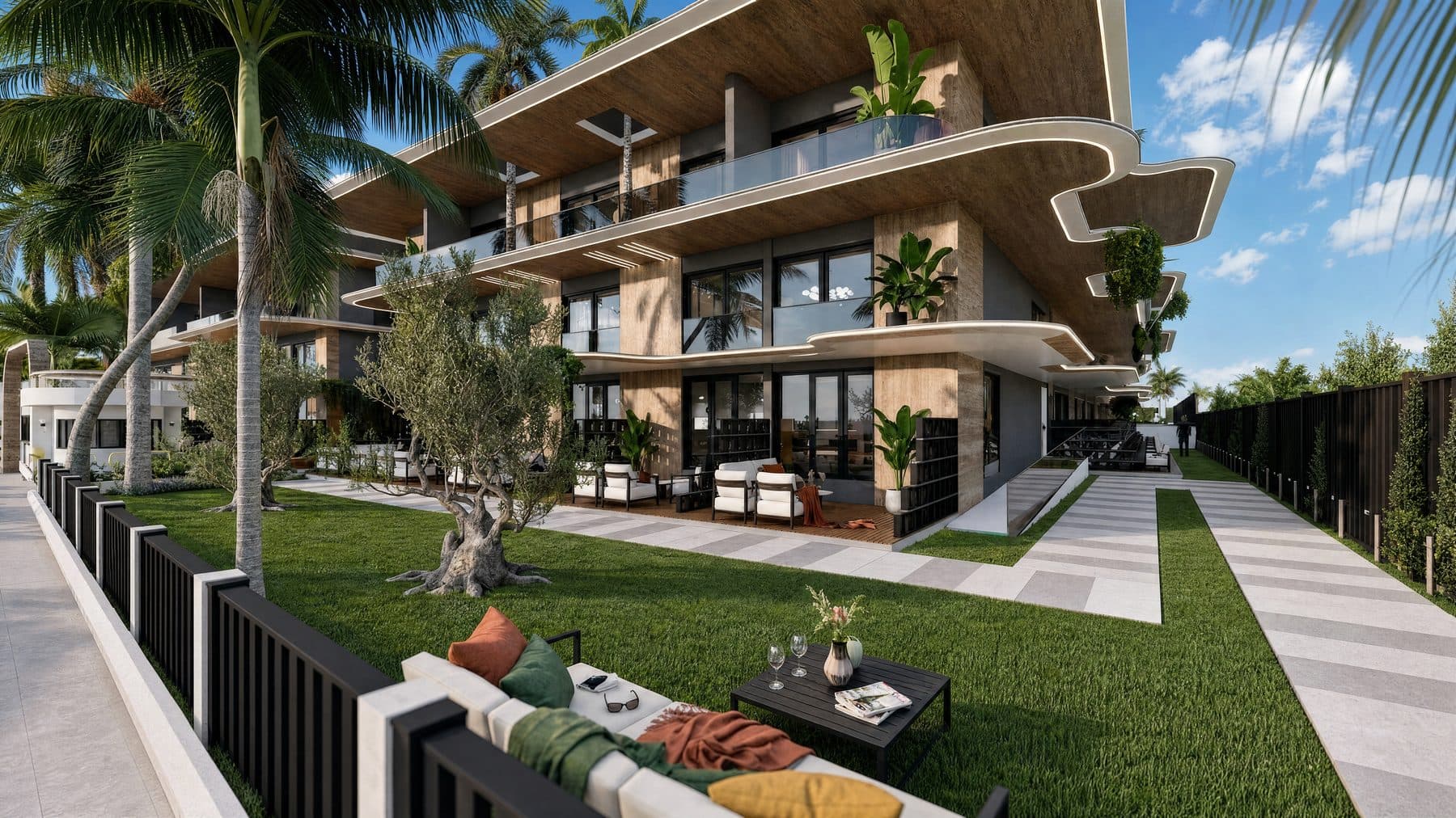 Loft 777 teras ve bahçe